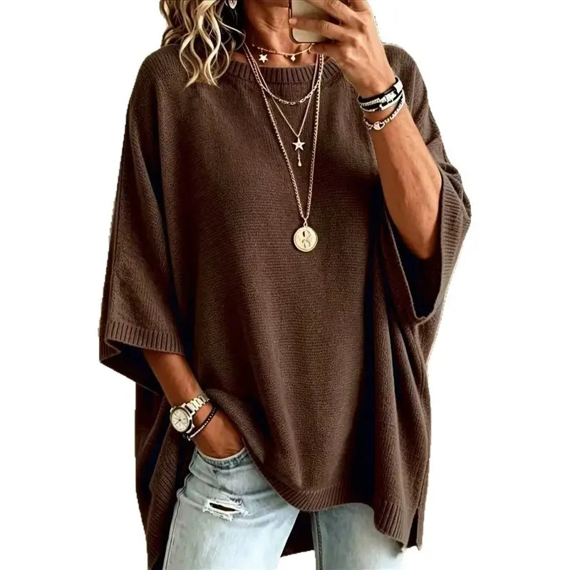 Avolia™ SoftEase Relaxed Knit Sweater