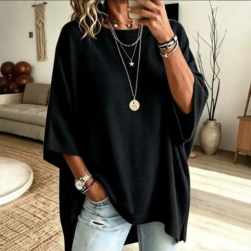 Avolia™ SoftEase Relaxed Knit Sweater