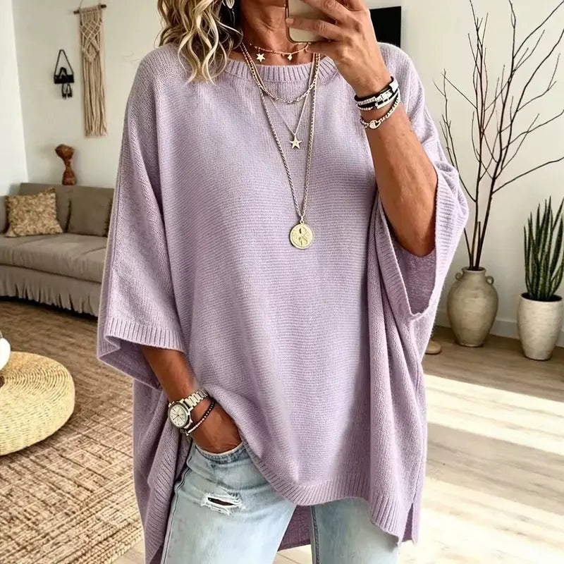Avolia™ SoftEase Relaxed Knit Sweater