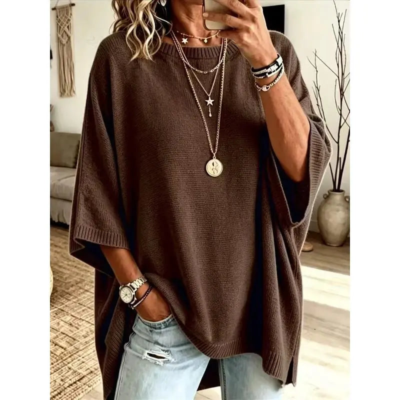 Avolia™ SoftEase Relaxed Knit Sweater