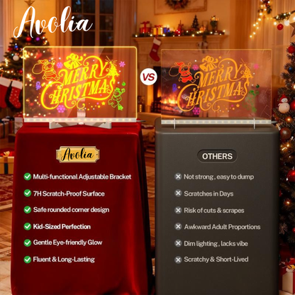 BrightSketch™ LED Light-Up Drawing Board For Kids