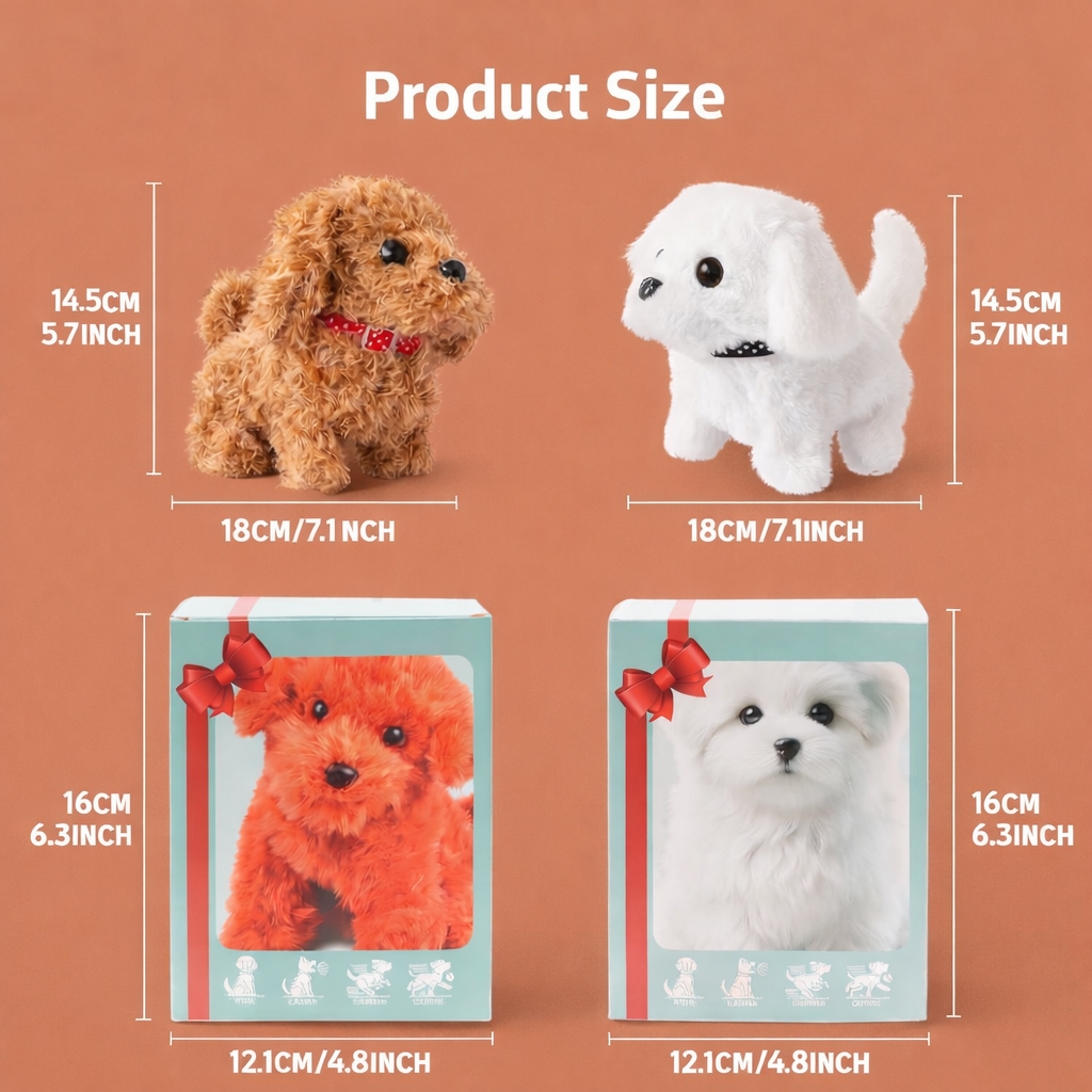 PawBuddy™ Interactive Robotic Puppy Plush