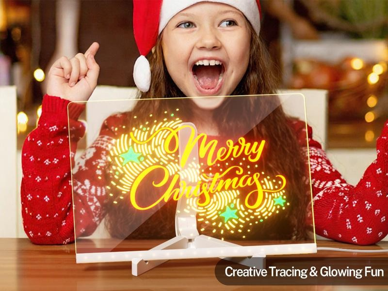 BrightSketch™ LED Light-Up Drawing Board For Kids
