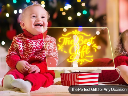 BrightSketch™ LED Light-Up Drawing Board For Kids