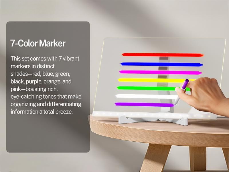 BrightSketch™ LED Light-Up Drawing Board For Kids