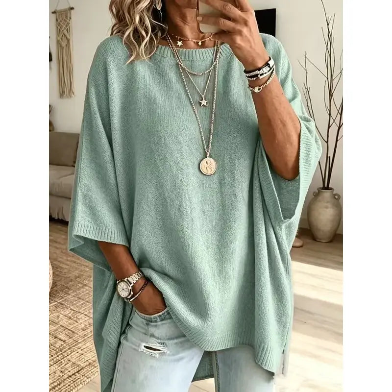 Avolia™ SoftEase Relaxed Knit Sweater