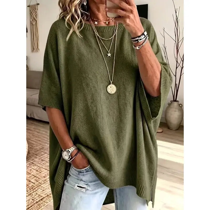 Avolia™ SoftEase Relaxed Knit Sweater